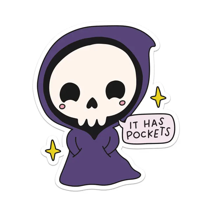 It Has Pockets Waterproof Sticker | Featured Brand