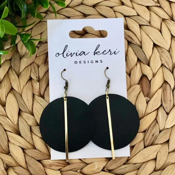 Black Lindsay Earrings | Featured Brand