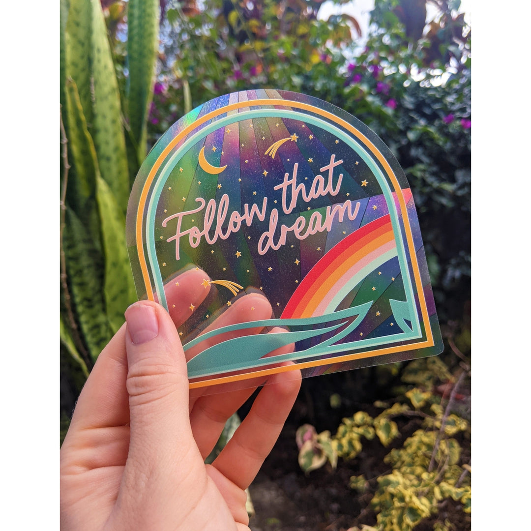 Follow That Dream Suncatcher Decal | Featured Brand
