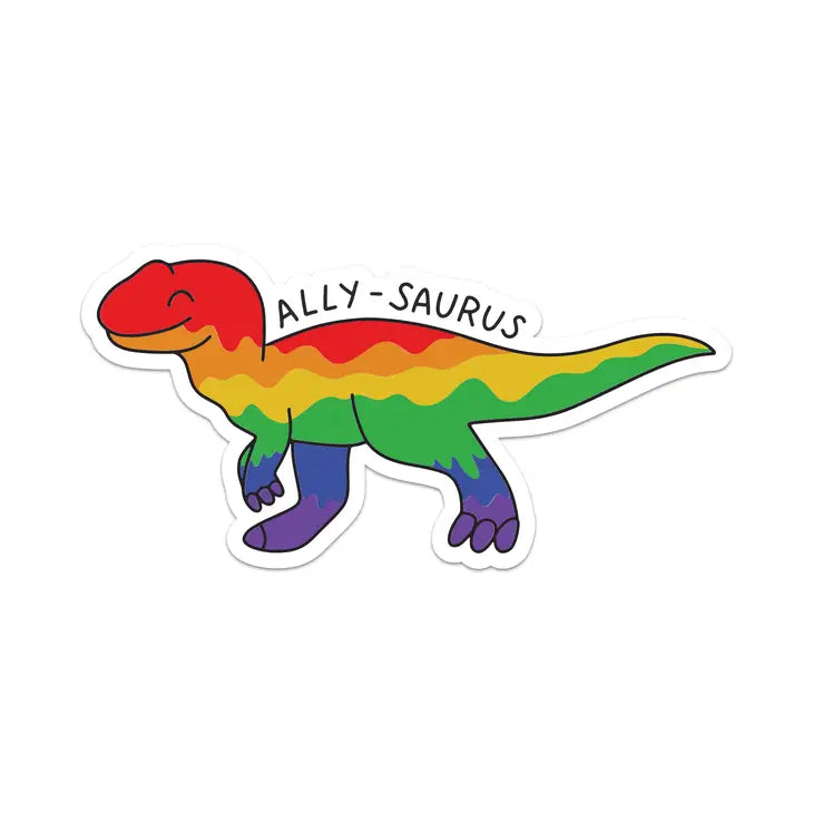 ALLY-saurus Waterproof Sticker | Featured Brand