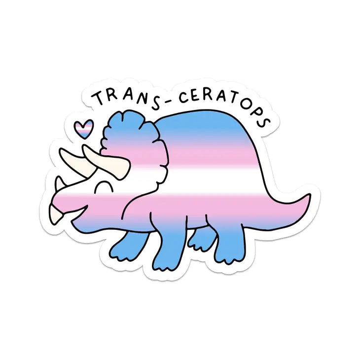 Trans-Ceratops Waterproof Sticker | Featured Brand