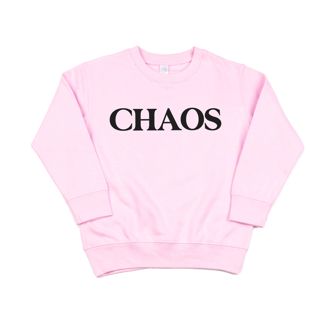 Chaos Pink Fleece Pullover
