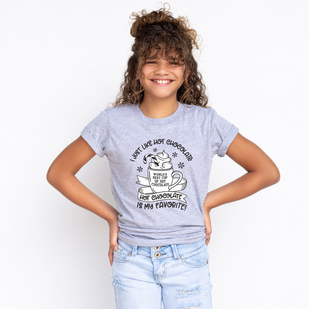 I Just Like Hot Chocolate Youth Tee