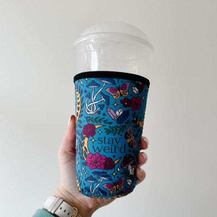 Stay Weird Cup Kozie | Jewel Tones