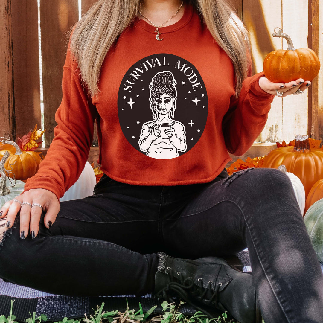 Survival Mode Crop Pullover or Hoodie