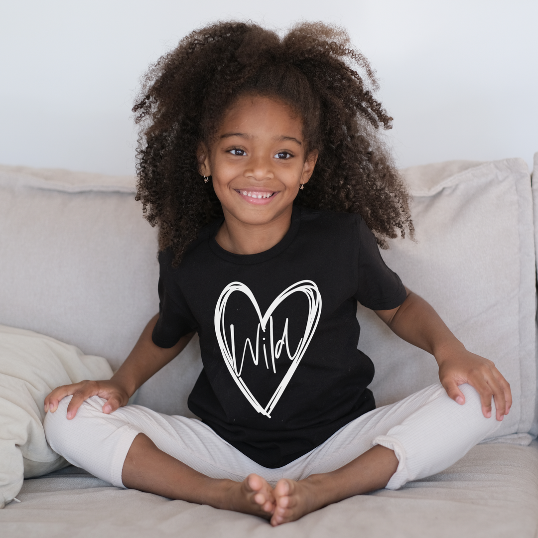 Wild at Heart Black Youth Tee