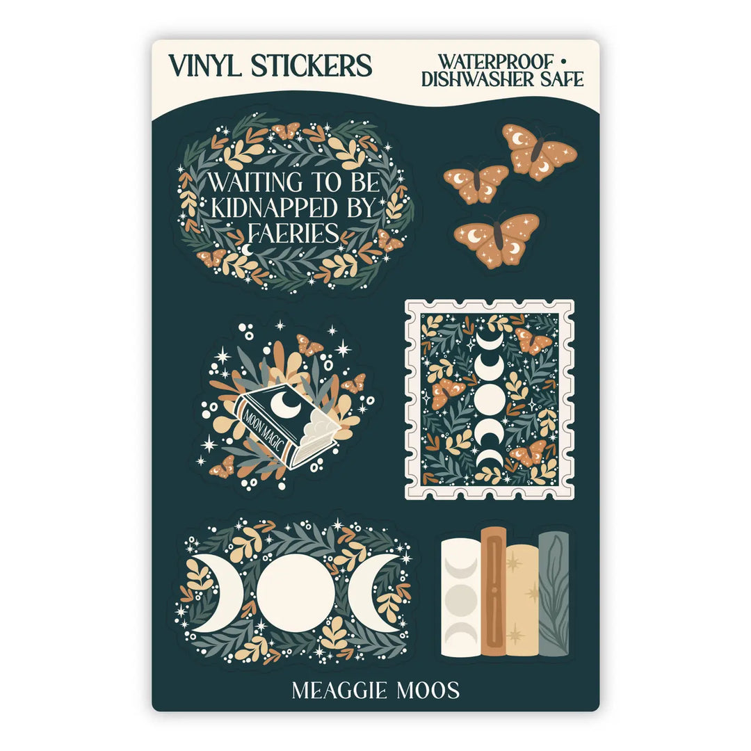 Bookish Waterproof Sticker Sheet | Featured Brand