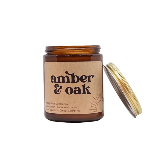 Amber & Oak 8 oz. Candle | Featured Brand