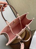 Louis Vuitton By The Pool OnTheGo MM Bag 35cm Monogram Empreinte Canvas Leather Spring/Summer Collection M45717 Rosebud