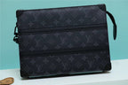 Louis Vuitton Trunk Pouch Monogram Eclipse Canvas Black For Men, Men’s Wallet 28cm LV M45937