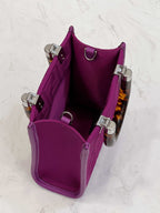Fendi Mini Sunshine Shopper 18cm Purple