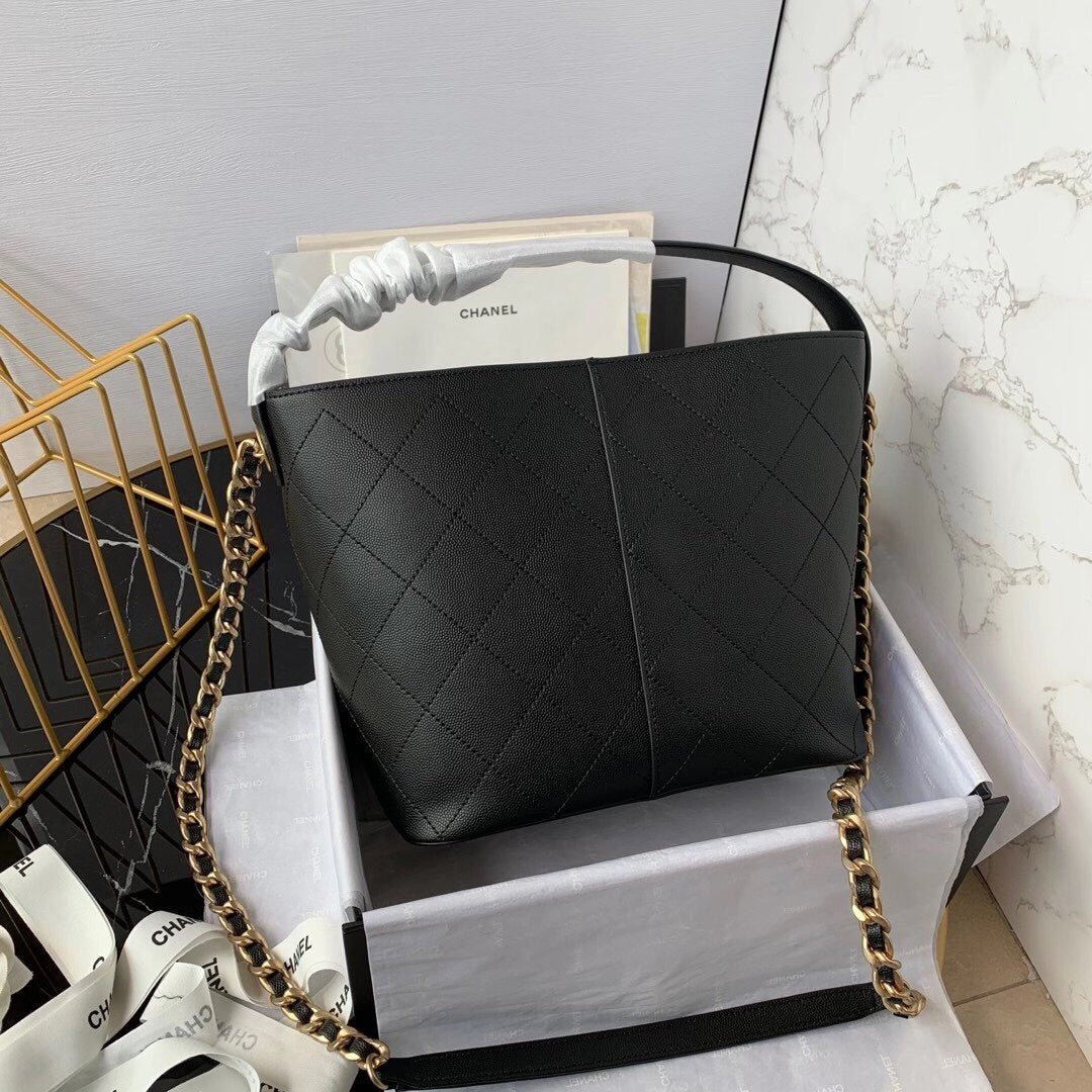 Chanel Small Shopping Bag AS2286 Black