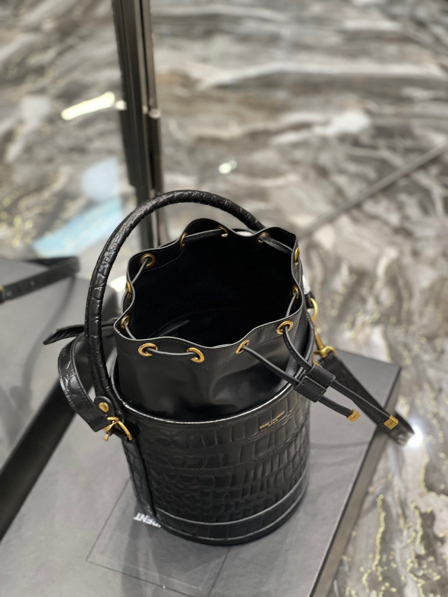 Saint Laurent Bahia Bucket Bag 25cm