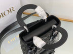 Christian Dior Medium Lady Bag 20cm Black