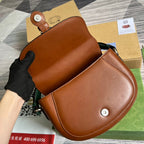 Gucci Aria Shoulder Bag Brown For Women, Women’s Bags 10.2in/25cm GG