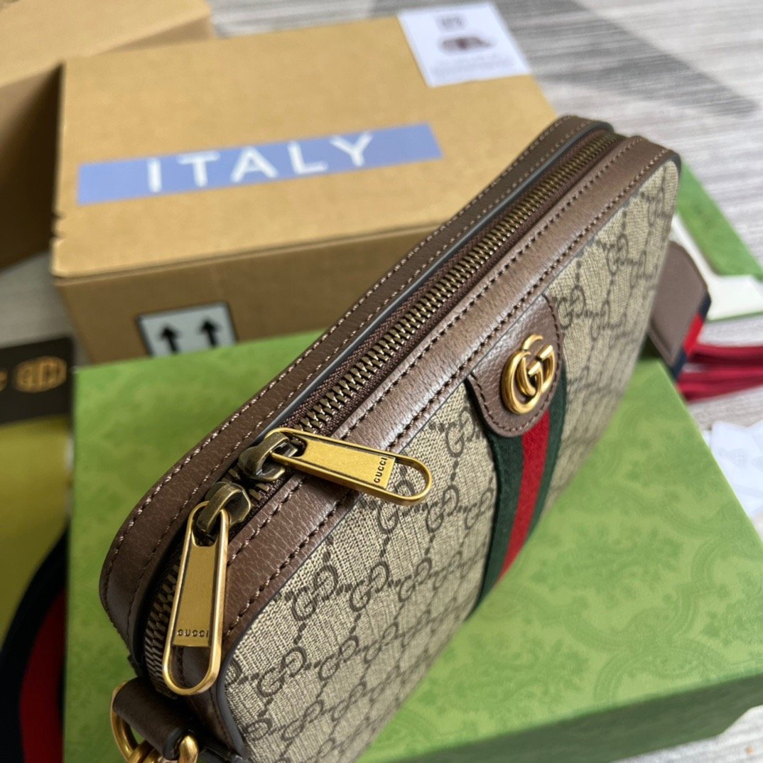 Gucci Ophidia GG Shoulder Bag Beige For Women, Women’s Bags 9.2in/24cm