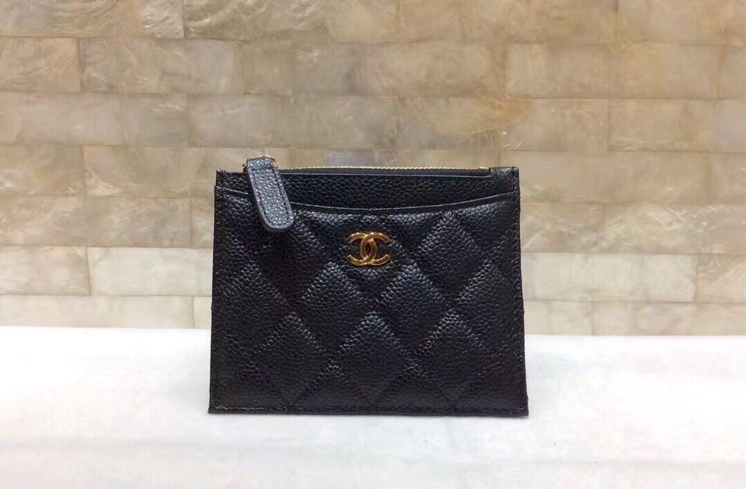 Chanel COCO Classic Clutch 12cm Black Gold