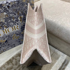 Christina Dior Book Tote Bag 42cm Light Pink