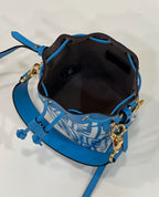 Fendi Vertigo Bucket Bag 18cm Blue