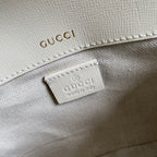 Gucci Horsebit 1955 GG Mini Bag White For Women, Women’s Bags 8in/21cm GG