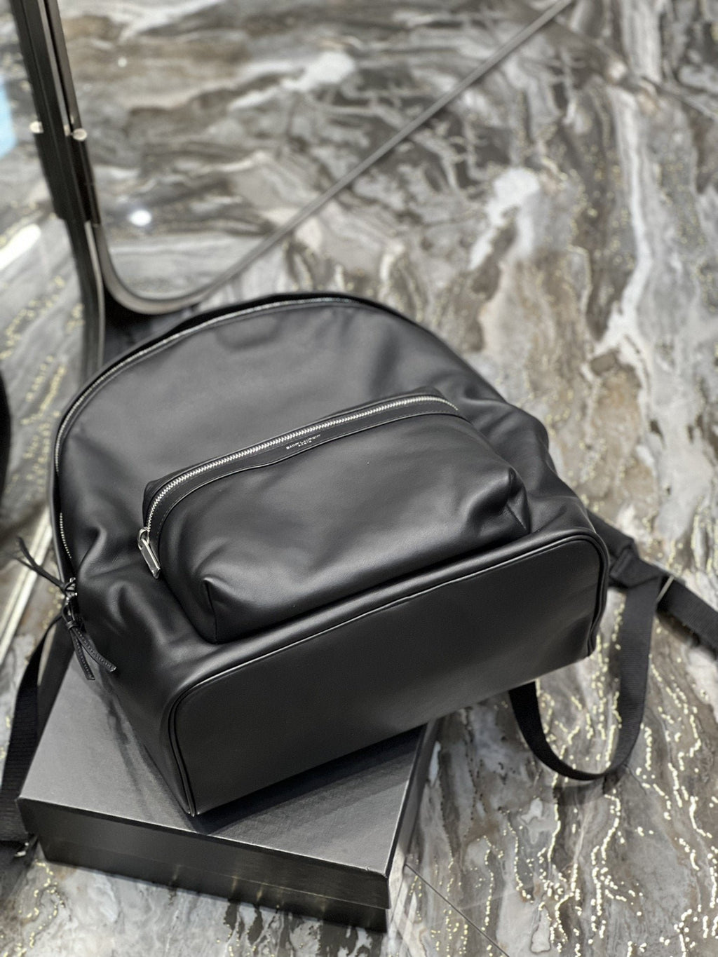 Saint Laurent City Backpack Unisex 38cm Black