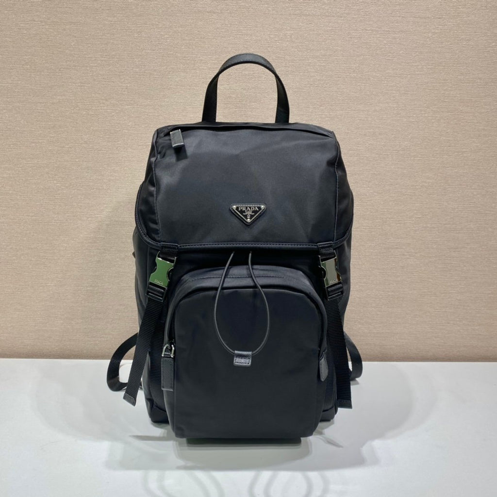 Prada x Adidas Re-Nylon And Saffiano Backpack Black For Women, Women’s Bags 17.7in/45cm – Vipfasbags
