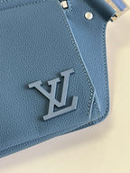 Louis Vuitton Aerogram Slingbag Navy Blue For Men, Men’s Bags 30cm LV M59625