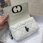 Christian Dior Mini Caro Bag 20cm White