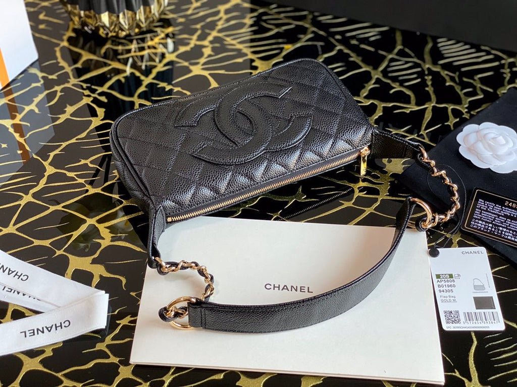 Chanel Classic Shoudlerbag 25cm Black