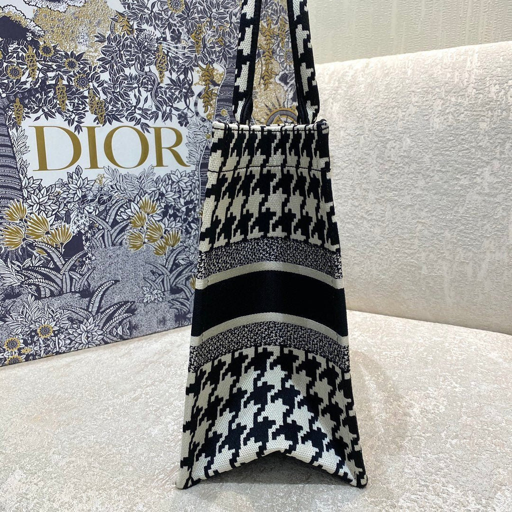 Christina Dior Medium Book Tote Bag 36cm Black