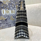 Christina Dior Medium Book Tote Bag 36cm Black
