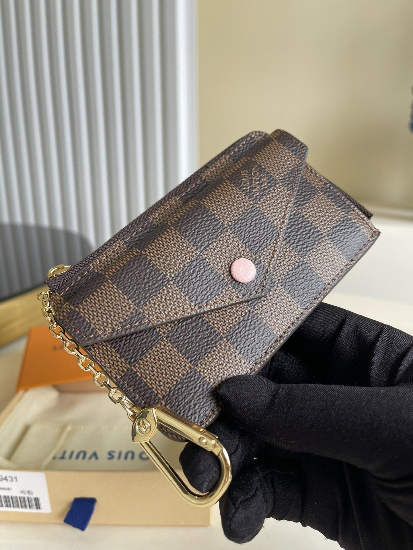 Louis Vuitton Monogram Empreinte Wallet 13cm Brown