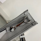 Prada Mini Shoulder Bag Grey For Women, Women’s Bags 7.9in/20cm