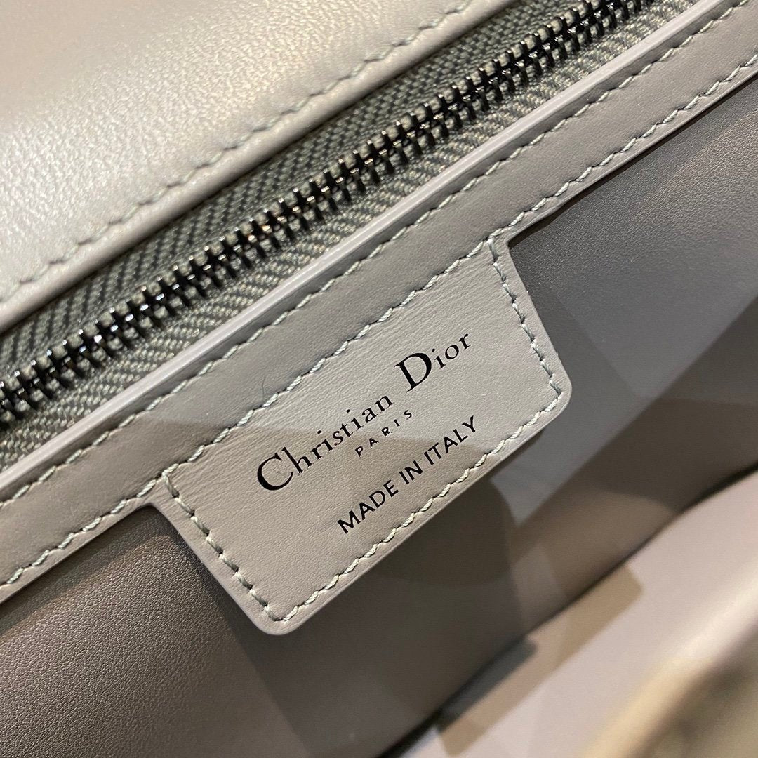 Christian Dior Large Caro Bag 28cm Dark Grey