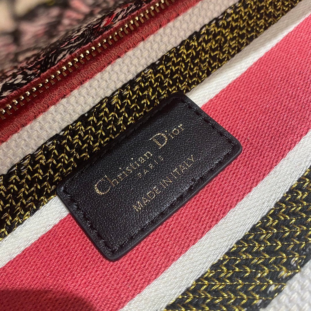 Christian Dior Medium Lady D-Lite Bag 24cm Red