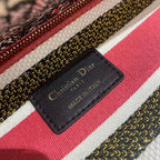 Christian Dior Medium Lady D-Lite Bag 24cm Red