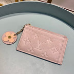 Louis Vuitton Zipped Card Holder 13cm Pink