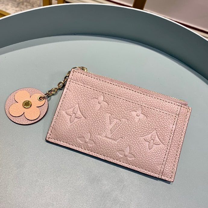 Louis Vuitton Zipped Card Holder 13cm Pink
