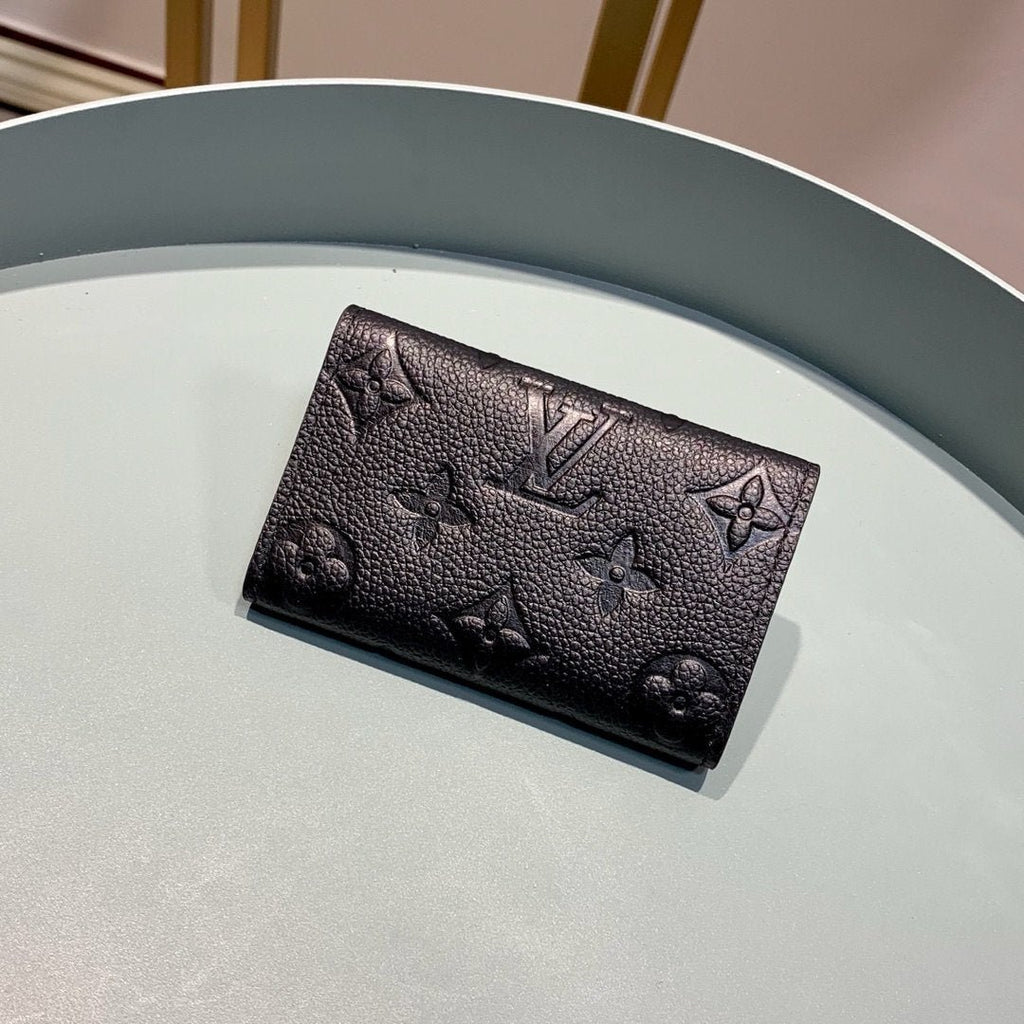 Louis Vuitton Monogram Wallet 10cm Black