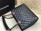 Chanel Classic Tote Bag Gold Hardware 34cm Black
