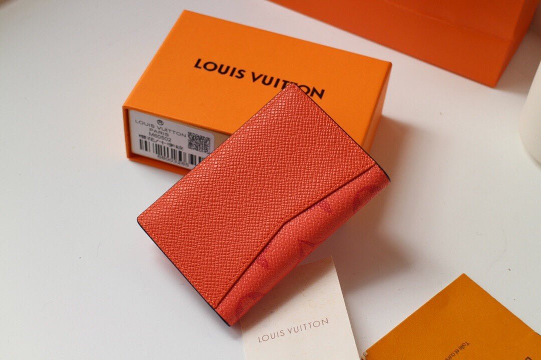 Louis Vuitton Monogram Wallet 8cm Orange