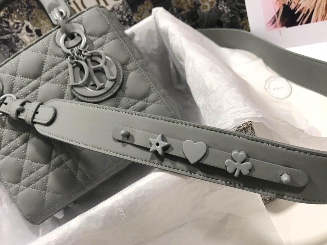 Christian Dior Grey Lady Dior My 26cm