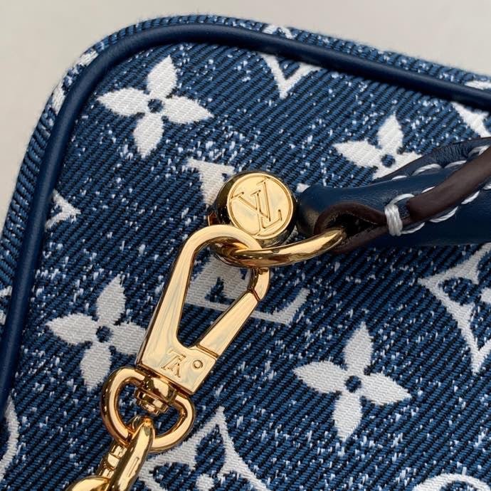 Louis Vuitton Bandoulière M59611 16cm Navy Blue