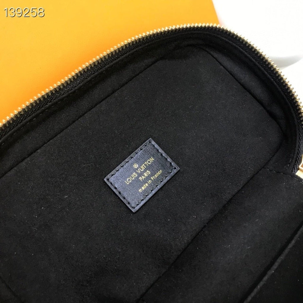 Louis Vuitton Vanity PM Bag 22cm Monogram Canvas Cruise Poker Collection M45163 Black/Multi