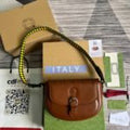 Gucci Aria Shoulder Bag Brown For Women, Women’s Bags 10.2in/25cm GG