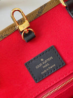 Louis Vuitton On The Go MM Tote Bag 35cm Brown