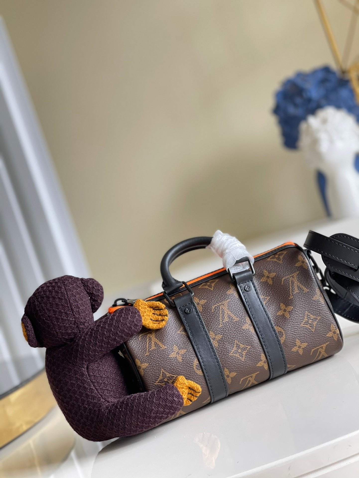 Louis Vuitton Keepall Nano Handle Bag 21cm Brown