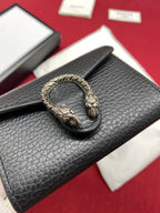 Black Super Mini Dionysus Black Chain Bag 11cm