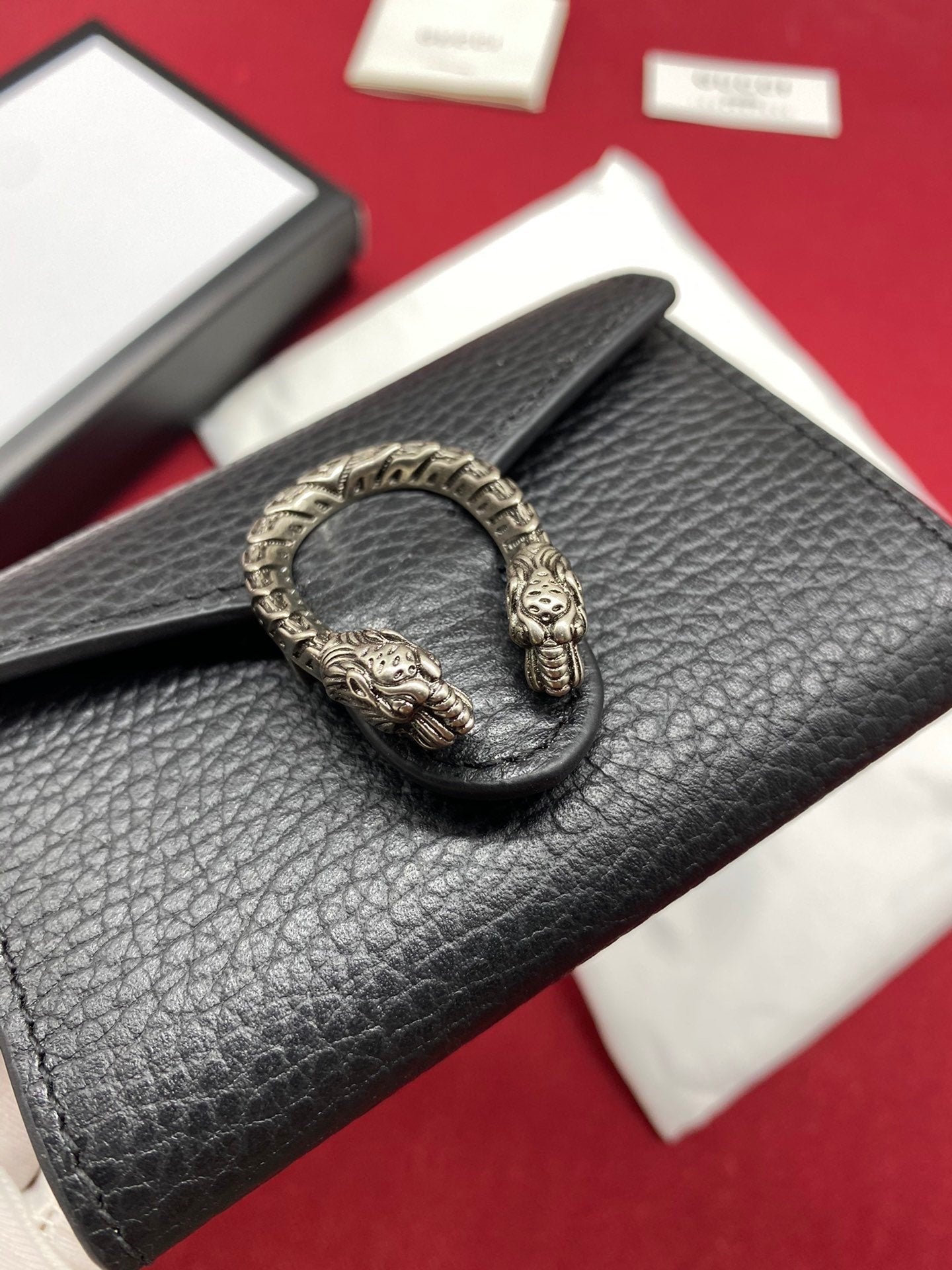 Black Super Mini Dionysus Black Chain Bag 11cm