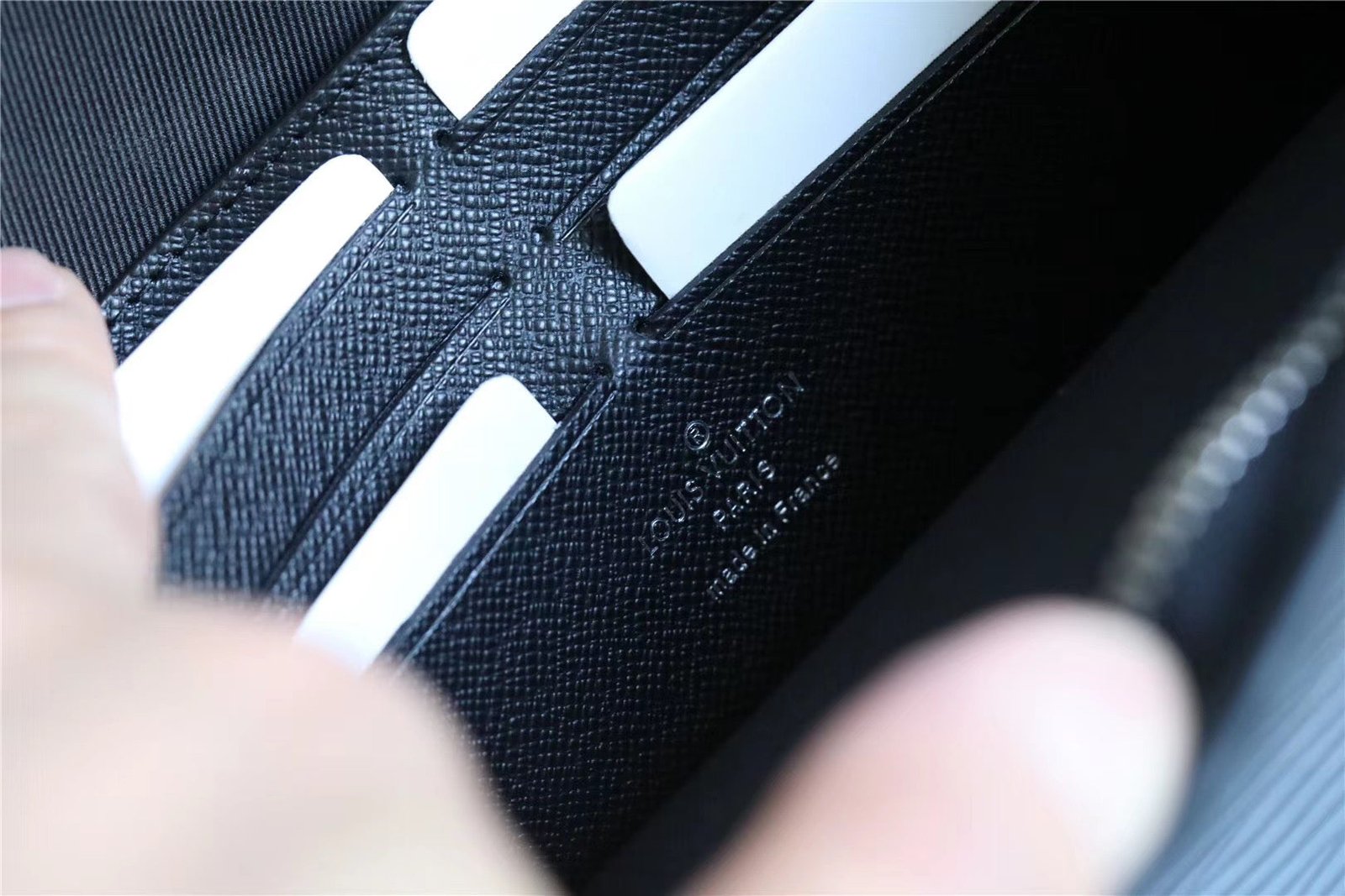 Louis Vuitton Pochette Voyage MM Epi Damier Graphite Canvas Black For Men, Men’s Travel Accessories 27cm LV M56827
